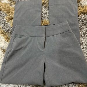 Maurices Dressy Straight leg High Waist Trouser Pant Womens in Gray